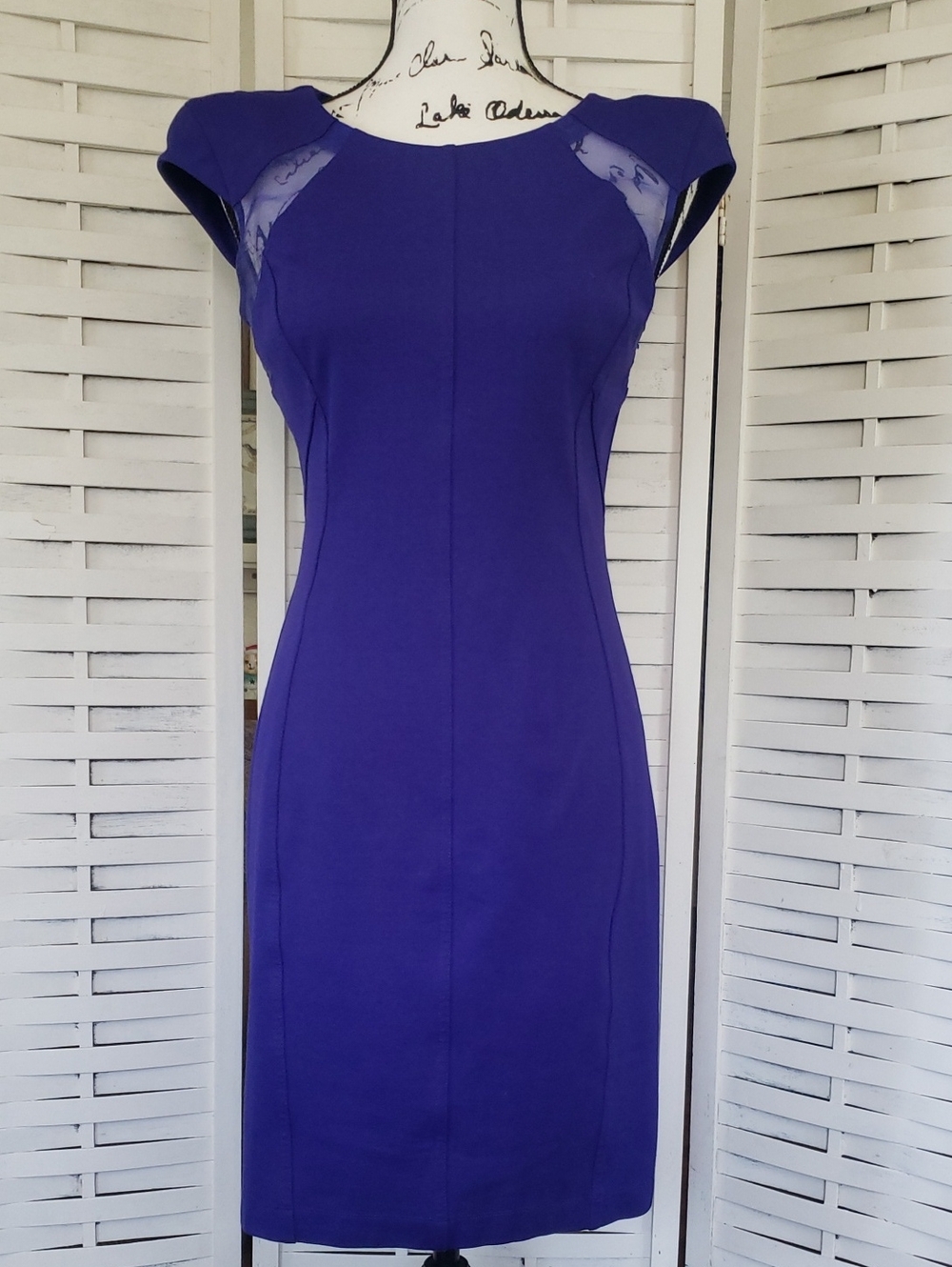 Ted Baker Royal Purple Midi Dress